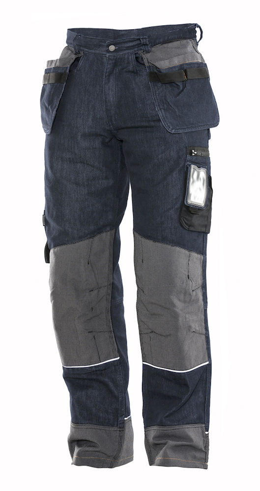  2992 Hantverksbyxa Denim Svart & Marin - 2