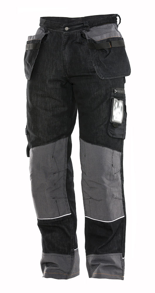  2992 Hantverksbyxa Denim Svart & Marin