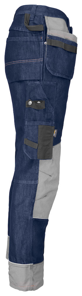  2992 Hantverksbyxa Denim Svart & Marin - 5