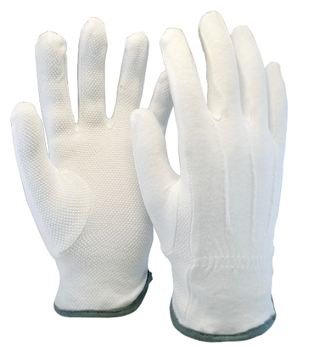 Protec® Bomullshandske PVC prickar DA-14