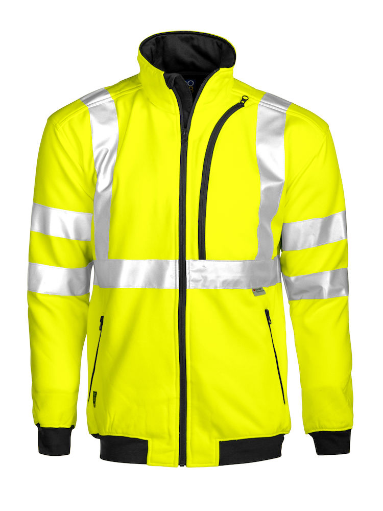 6103 SWEATSHIRT EN ISO 20471 KLASS 3 GUL/SVART