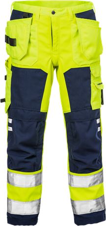 FRISTADS VARSEL HANTVERKARBYXA SOFTSHELL 2083 WYH, KL 2 - 3