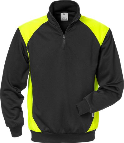 FRISTADS SWEATSHIRT MED KORT DRAGKEDJA 7048 SHV