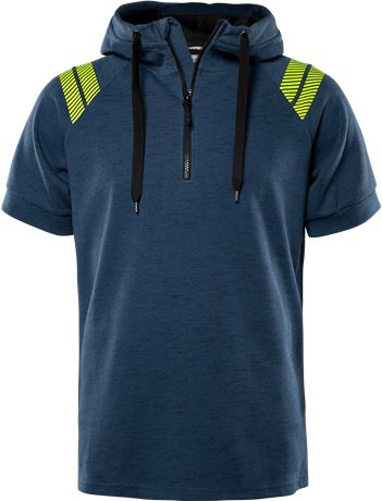 Fristads FRIWEAR KORTÄRMAD SWEATSHIRT MED HUVA 7460 MELA - 4