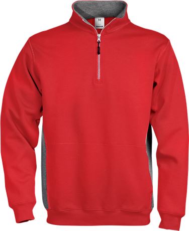 ACODE SWEATSHIRT MED KORT DRAGKEDJA 1705 DF - 4