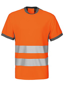 6009 T-SHIRT EN ISO 20471 KLASS 2 ORANGE/GRÅ