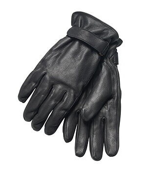 0021 HJORTSKINNS HANDSKE Svart