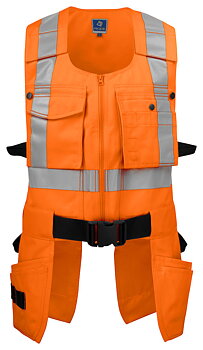 6704 VÄST EN ISO 20471 KLASS 2 ORANGE