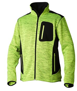 Topswede Stickad Fleece gul