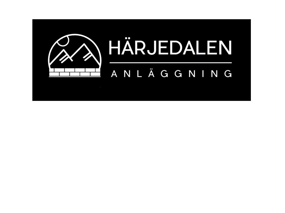 1-Färg Ryggdekal Härjedalen Anläggning 27x5,9cm