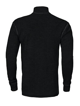 3107 UNDERTRÖJA MED POLO ULL SVART