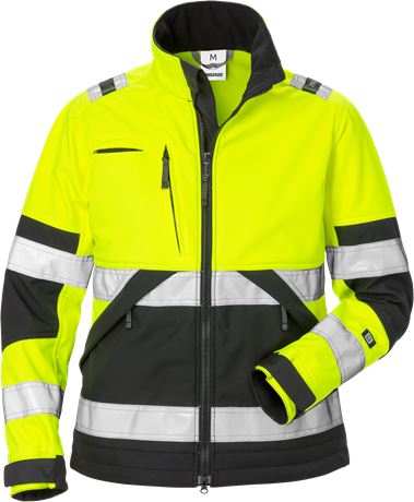 FRISTADS  VARSEL SOFTSHELL-JACKA 4183 WYH KL 2, DAM - 3