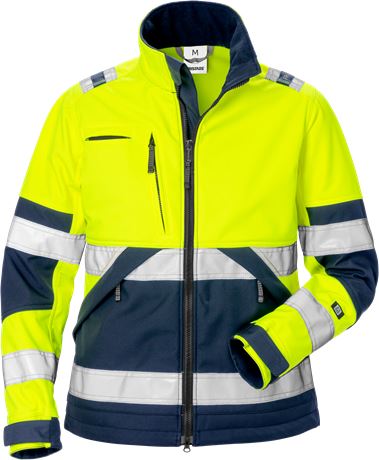FRISTADS  VARSEL SOFTSHELL-JACKA 4183 WYH KL 2, DAM - 4