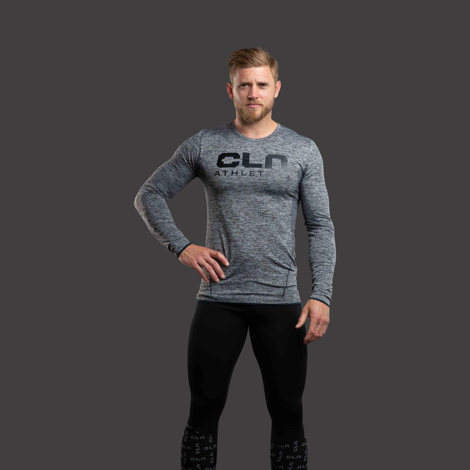 CLN LOCK SHIRT BLACK MELANGE