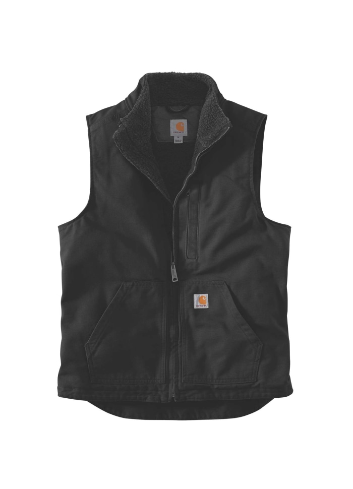 Carhartt WASHED DUCK LINED MOCK NECK VEST - 2
