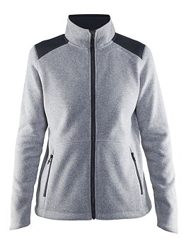 CRAFT NOBLE ZIP JACKET HEAVY KNIT FLEECE DAM i Flera Färger