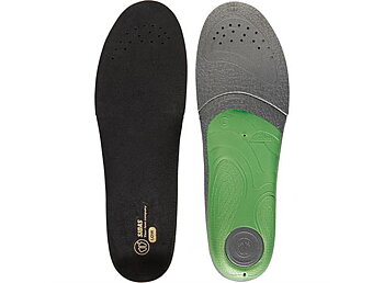 SIDAS 3FEET SLIM LOW Grön  Formade sulor för låga fotvalv