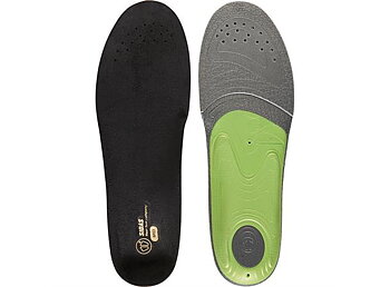 SIDAS 3FEET SLIM MID Grön  Formade sulor för medelhöga fotvalv