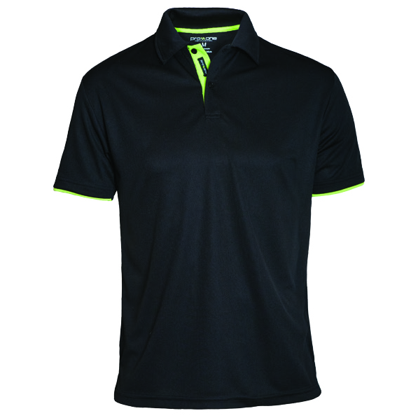 B pique, men SVART/LIME
