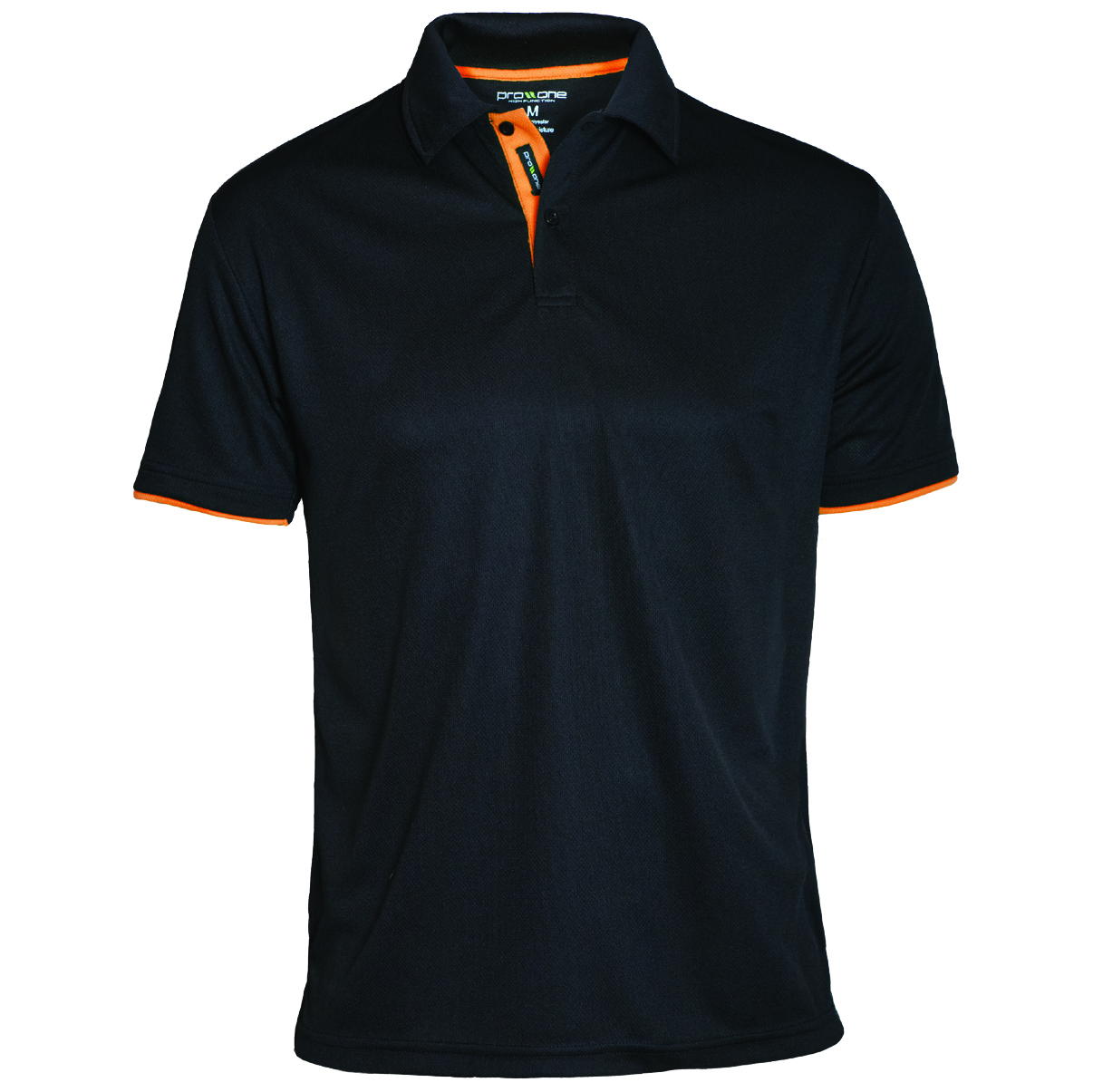 B pique, men SVART/ORANGE