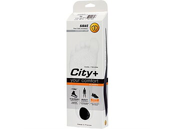 SIDAS CITY+ CLASSIC Svart  Formade sulor för alla typer av skor