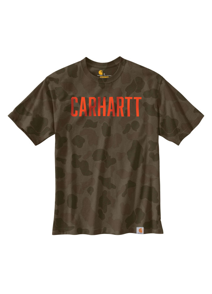 Carhartt WORKWEAR CAMO BLOCK LOGO S/S T-SHIRT