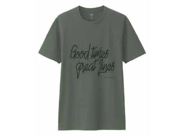 NORTHWAVE GOOD TIMES T-SHIRT Grå T-shirt i bomull