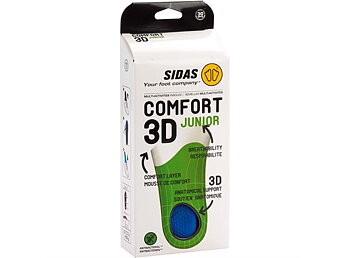 SIDAS COMFORT 3D JUNIOR Grön Formade iläggssulor för barn