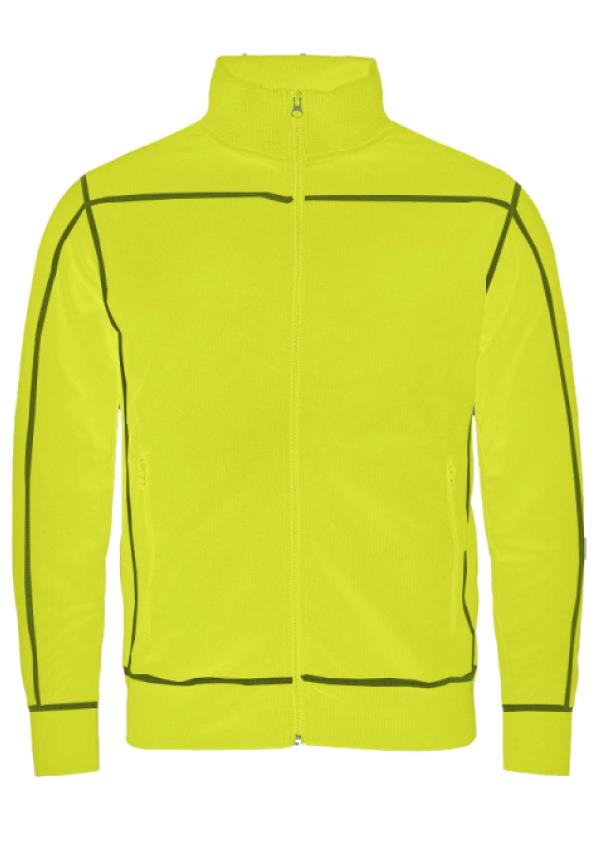 Keeper jacket, unisex NEONGUL/SVART