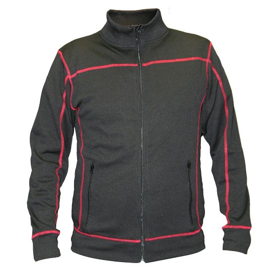 Keeper jacket, unisex SVART/RÖD
