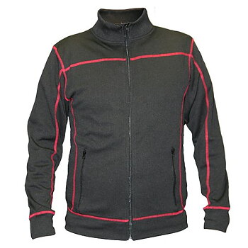 Keeper jacket, unisex SVART/RÖD