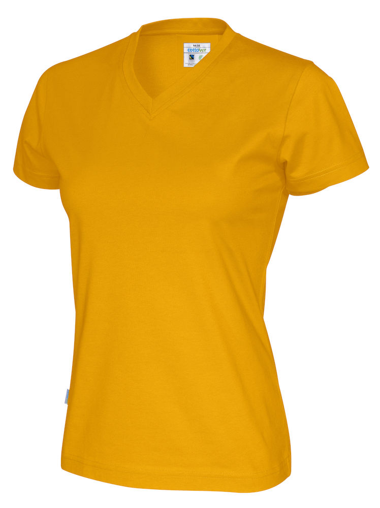 COTTOVER T-SHIRT V-NECK LADY i Flera Färger - 5