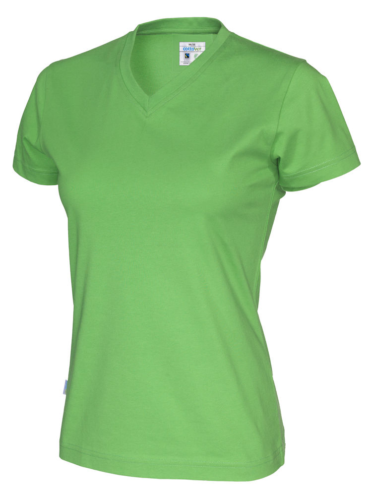COTTOVER T-SHIRT V-NECK LADY i Flera Färger - 37