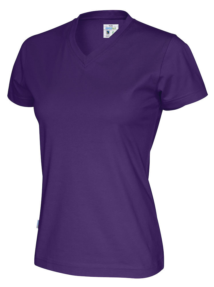 COTTOVER T-SHIRT V-NECK LADY i Flera Färger - 59