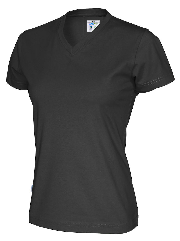 COTTOVER T-SHIRT V-NECK LADY i Flera Färger - 67