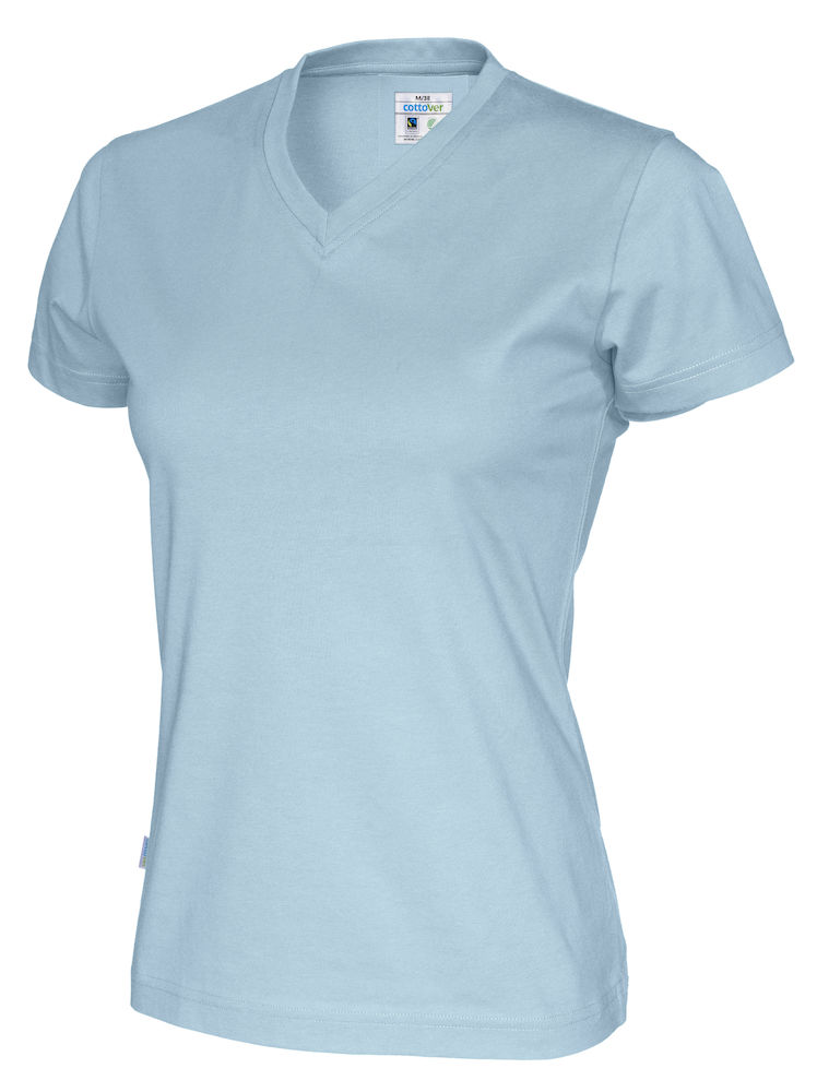COTTOVER T-SHIRT V-NECK LADY i Flera Färger - 43