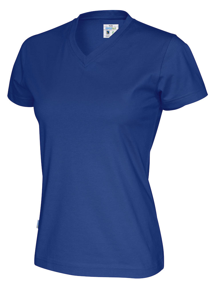 COTTOVER T-SHIRT V-NECK LADY i Flera Färger - 50