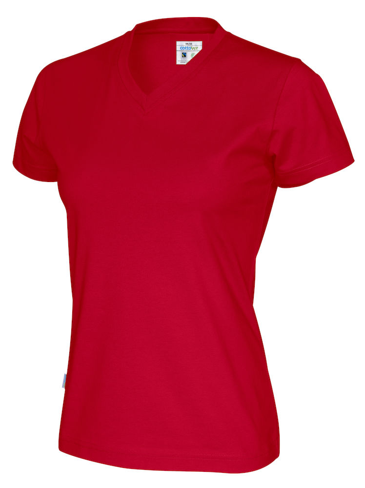 COTTOVER T-SHIRT V-NECK LADY i Flera Färger - 35