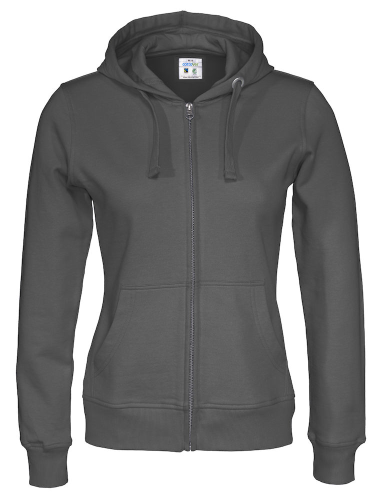 COTTOVER FULL ZIP HOOD LADY i Flera Färger - 60