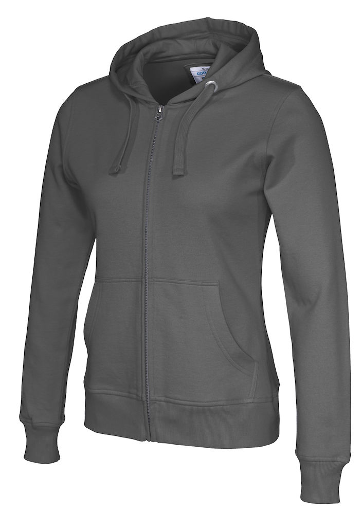 COTTOVER FULL ZIP HOOD LADY i Flera Färger - 62