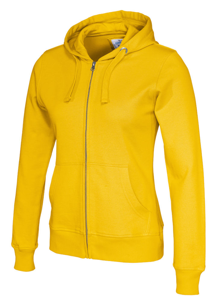 COTTOVER FULL ZIP HOOD LADY i Flera Färger - 20