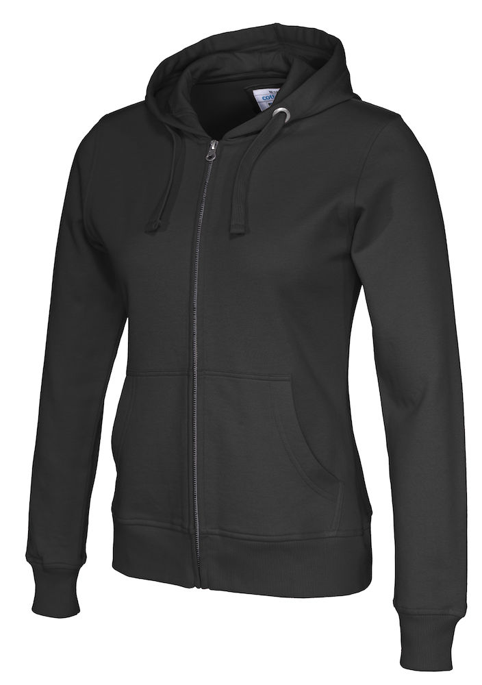 COTTOVER FULL ZIP HOOD LADY i Flera Färger - 67