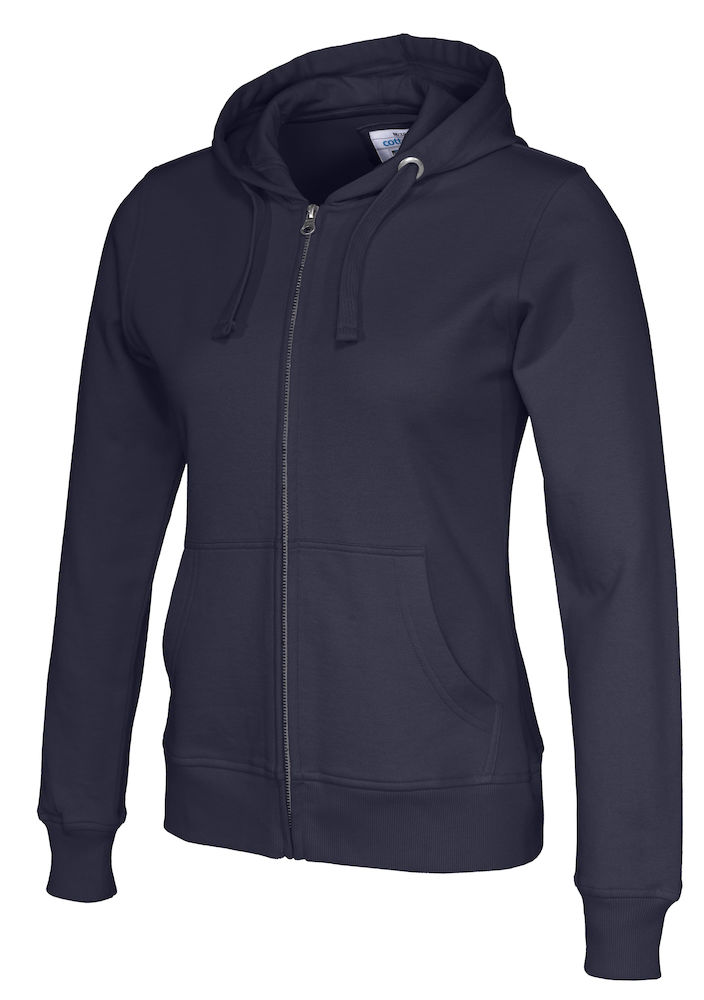 COTTOVER FULL ZIP HOOD LADY i Flera Färger - 53