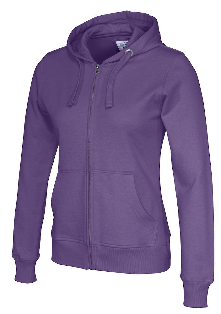 COTTOVER FULL ZIP HOOD LADY i Flera Färger - 58