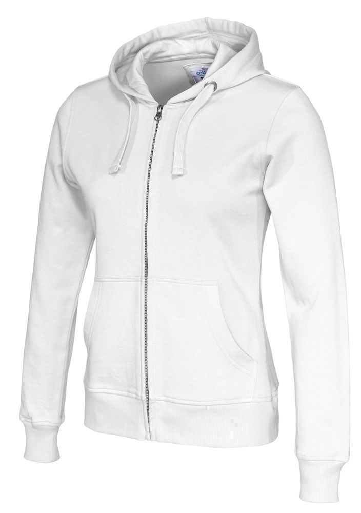 COTTOVER FULL ZIP HOOD LADY i Flera Färger - 10