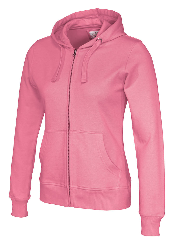 COTTOVER FULL ZIP HOOD LADY i Flera Färger - 30