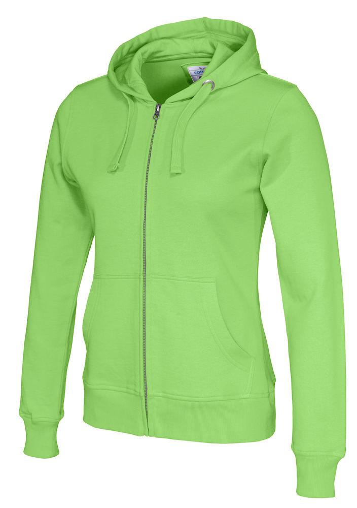 COTTOVER FULL ZIP HOOD LADY i Flera Färger - 44
