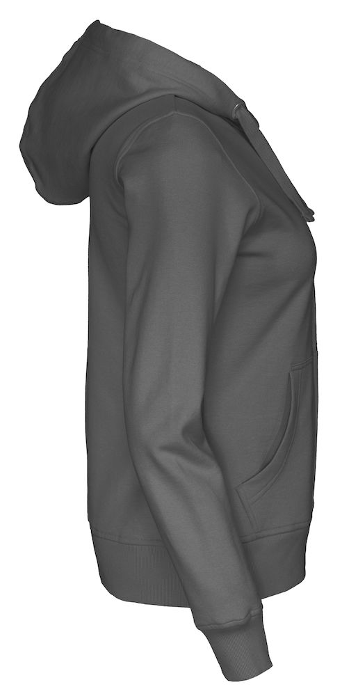 COTTOVER FULL ZIP HOOD LADY i Flera Färger - 64
