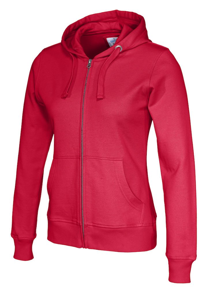 COTTOVER FULL ZIP HOOD LADY i Flera Färger - 41