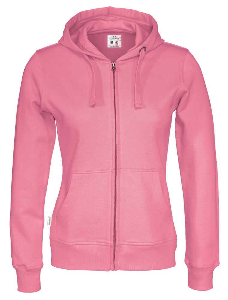 COTTOVER FULL ZIP HOOD LADY i Flera Färger - 27
